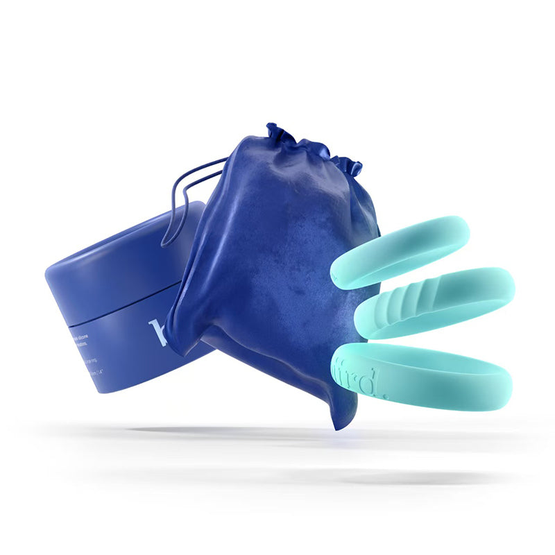 Biird Riin Silicone Penis Rings Set 3-Pcs