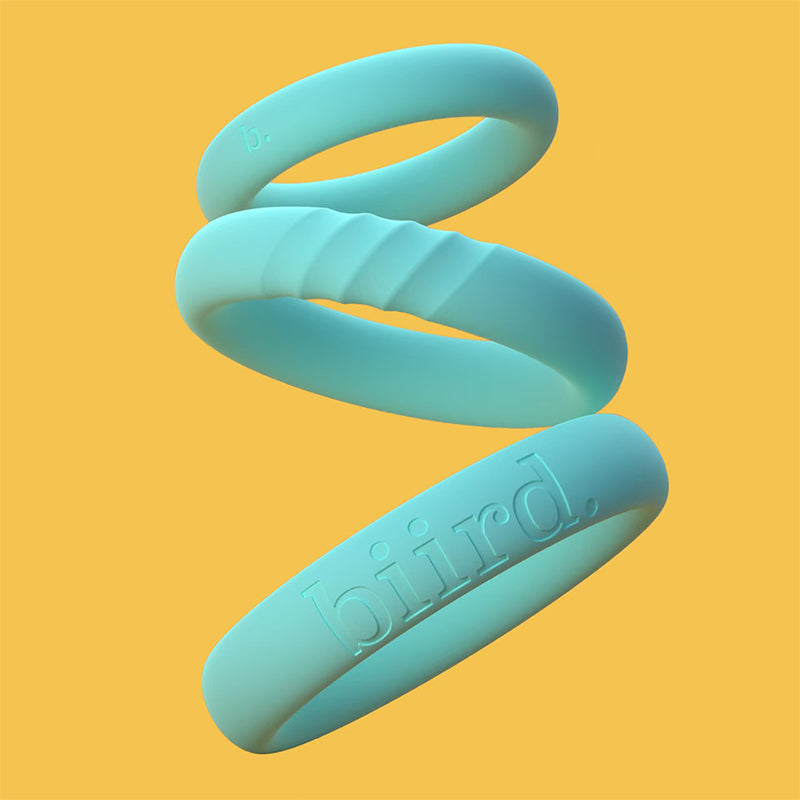 Biird Riin Silicone Penis Rings Set 3-Pcs