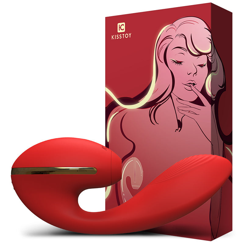 KISSTOY Tina Warming Clit Suction & G-Spot Vibrator-0