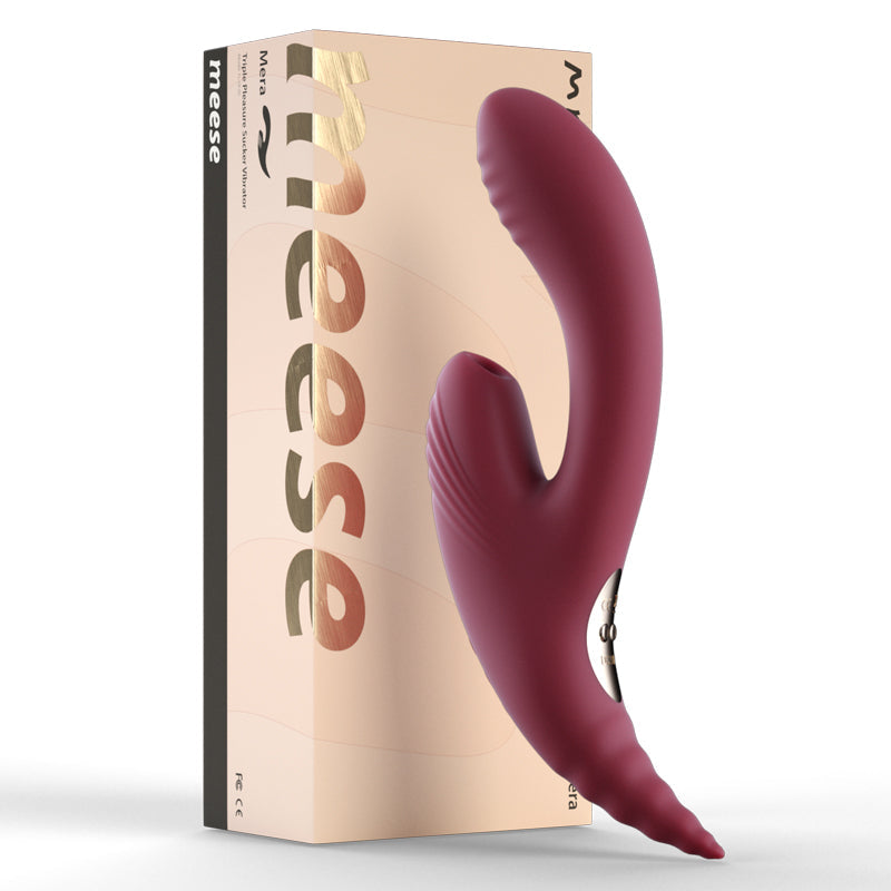 MEESE Mera Bendable Clitoral Suction Rabbit Vibrator