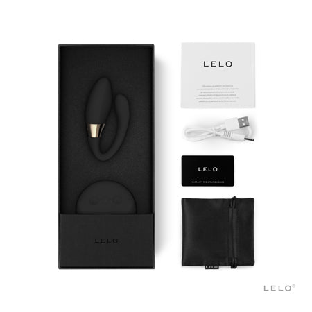 LELO TIANI DUO Rechargeable Dual Stimulation Couples Vibrator with Remote Black