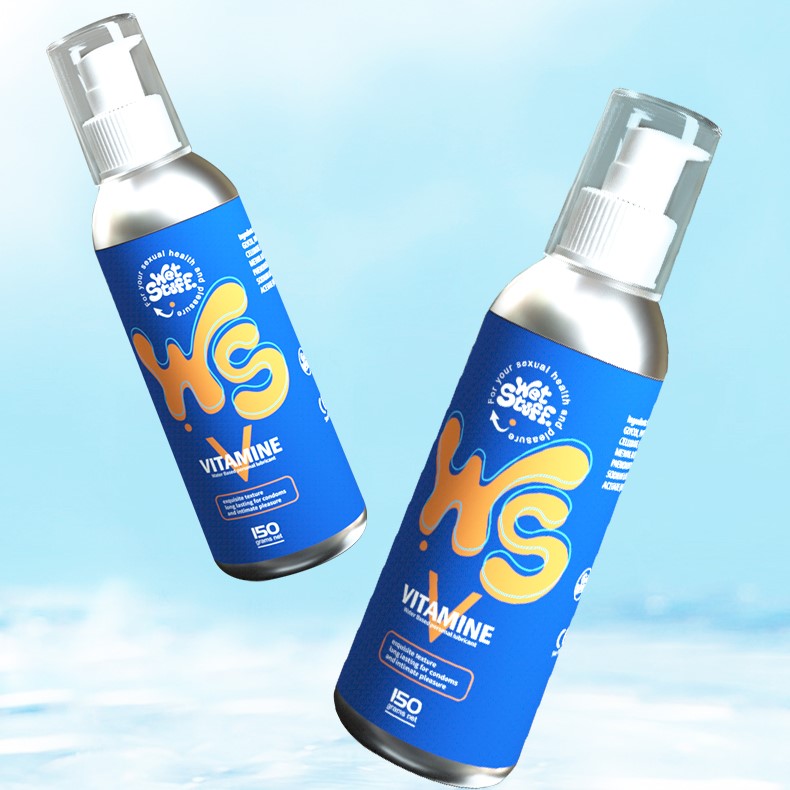 Wet Stuff Vitamin E No-Rinse Water-Based Lubricant 150g