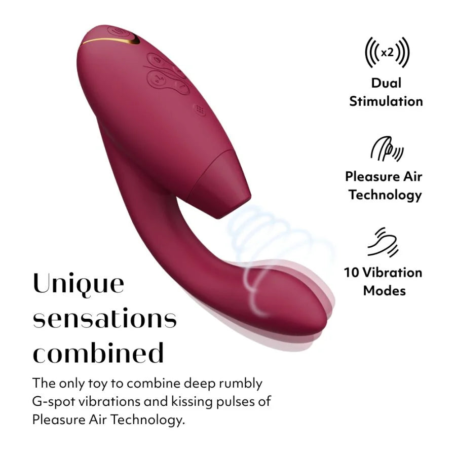 Womanizer Duo 2  Clit Sucking & G-Spot Vibrator
