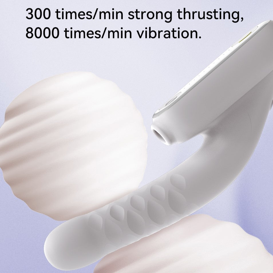QINGNAN #7 Clit Sucking & G-Spot Thrusting Vibrator-3